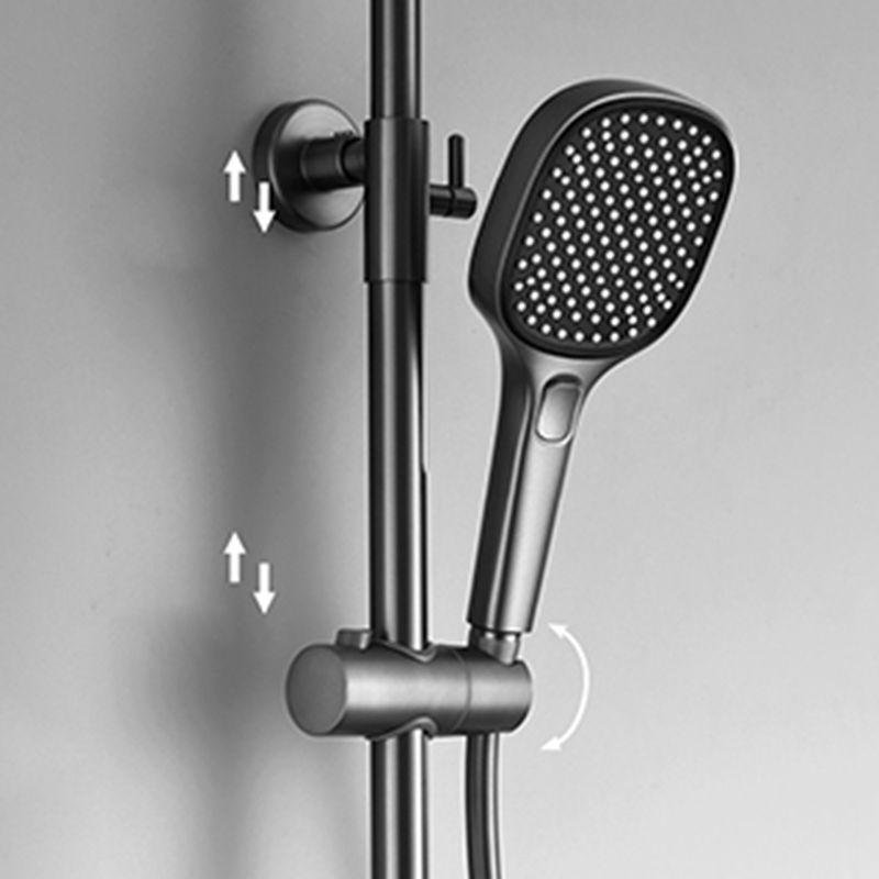 Contemporary Shower System Dual Shower Head Slide Bar Thermostatic Wall Mounted Shower Set Clearhalo 'Bathroom Remodel & Bathroom Fixtures' 'Home Improvement' 'home_improvement' 'home_improvement_shower_faucets' 'Shower Faucets & Systems' 'shower_faucets' 'Showers & Bathtubs Plumbing' 'Showers & Bathtubs' 1200x1200_2442626b-3e22-415c-a951-cd2577380c2a