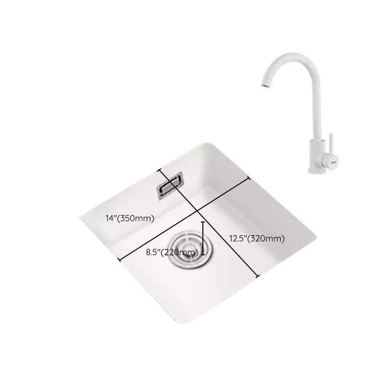 Kitchen Ceramic Sink White Pull-out Faucet Anti-spill Rectangular Sink Clearhalo 'Home Improvement' 'home_improvement' 'home_improvement_kitchen_sinks' 'Kitchen Remodel & Kitchen Fixtures' 'Kitchen Sinks & Faucet Components' 'Kitchen Sinks' 'kitchen_sinks' 1200x1200_244d2559-5620-4ecd-b7fa-b6f3726f67fd