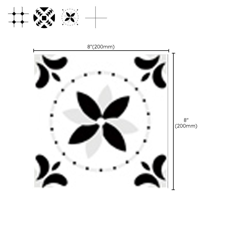 Modern Peel & Stick Mosaic Tile PVC Single Tile Square Peel and Stick Wall Tile Clearhalo 'Flooring 'Home Improvement' 'home_improvement' 'home_improvement_peel_stick_blacksplash' 'Peel & Stick Backsplash Tile' 'peel_stick_blacksplash' 'Walls & Ceilings' Walls and Ceiling' 1200x1200_24572df3-202f-4af0-8de5-9004eead8521