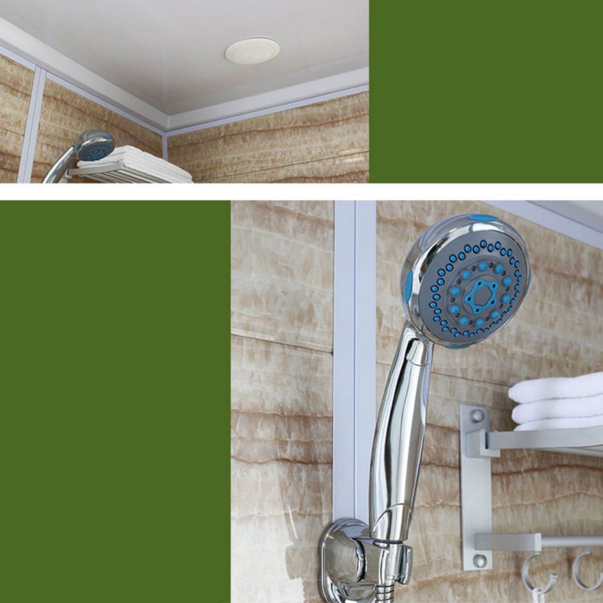 Rectangle Tempered Glass Shower Stall Frosted Semi-Frameless Shower Stall Clearhalo 'Bathroom Remodel & Bathroom Fixtures' 'Home Improvement' 'home_improvement' 'home_improvement_shower_stalls_enclosures' 'Shower Stalls & Enclosures' 'shower_stalls_enclosures' 'Showers & Bathtubs' 1200x1200_2460d126-2971-45c6-8536-ea0ecc099e95