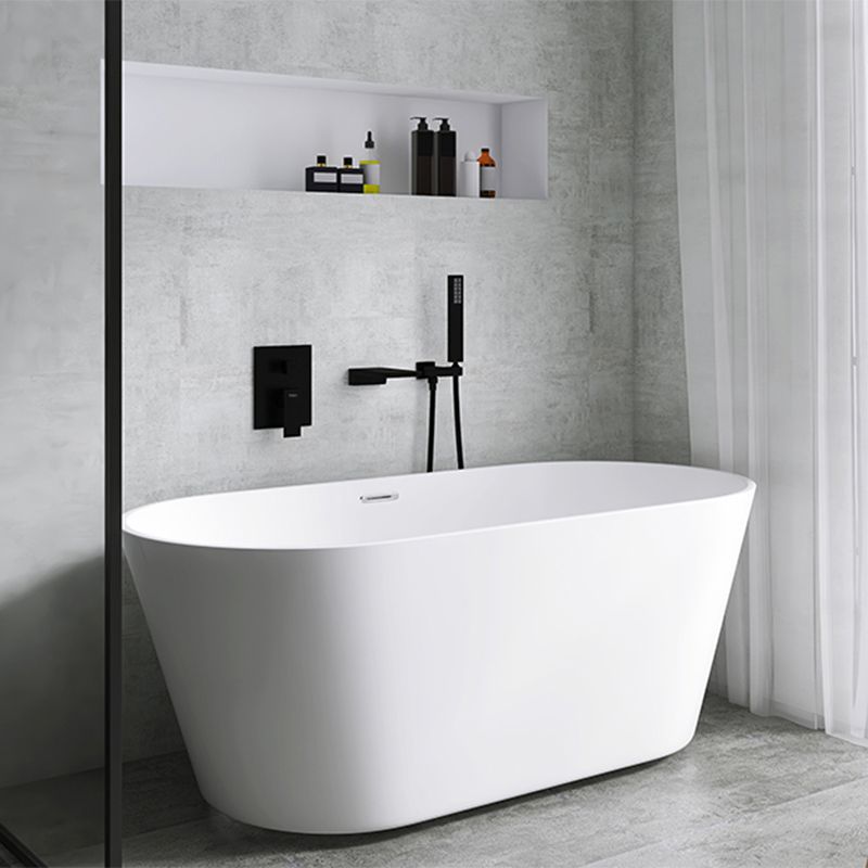 Modern Wall Mounted Metal Tub Filler Single Handle Bathroom Faucet Clearhalo 'Bathroom Remodel & Bathroom Fixtures' 'Bathtub Faucets' 'bathtub_faucets' 'Home Improvement' 'home_improvement' 'home_improvement_bathtub_faucets' 1200x1200_246ad325-702d-4bf5-bcdc-dc5b4b6071fa
