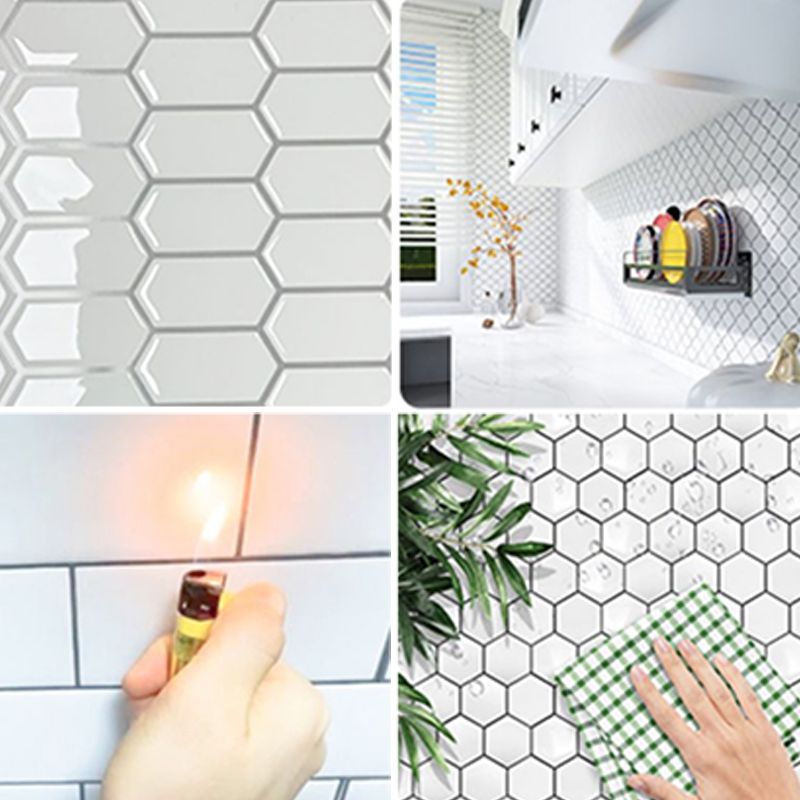 Peel and Stick Subway Tile Waterproof Plastic Rectangle Peel & Stick Tile for Kitchen Clearhalo 'Flooring 'Home Improvement' 'home_improvement' 'home_improvement_peel_stick_blacksplash' 'Peel & Stick Backsplash Tile' 'peel_stick_blacksplash' 'Walls & Ceilings' Walls and Ceiling' 1200x1200_2473bff7-c74b-4b79-854b-83e22a4fe525