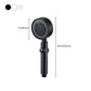 Contemporary Hand Shower Plastic Round Hand Shower with Self-Cleaning Clearhalo 'Bathroom Remodel & Bathroom Fixtures' 'Home Improvement' 'home_improvement' 'home_improvement_shower_heads' 'Shower Heads' 'shower_heads' 'Showers & Bathtubs Plumbing' 'Showers & Bathtubs' 1200x1200_249f4707-c3ba-4326-a51c-ca11f1abf825
