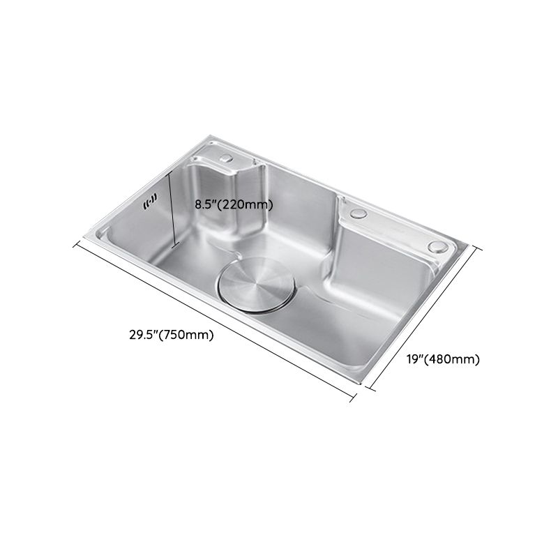 Classic Stainless Steel Sink Overflow Hole Kitchen Sink with Faucet Clearhalo 'Home Improvement' 'home_improvement' 'home_improvement_kitchen_sinks' 'Kitchen Remodel & Kitchen Fixtures' 'Kitchen Sinks & Faucet Components' 'Kitchen Sinks' 'kitchen_sinks' 1200x1200_24b1bf33-2622-4768-99e6-27e9218d5d2d