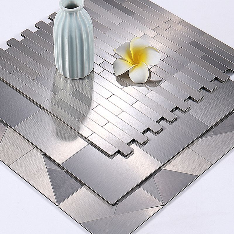 Metal Peel and Stick Backsplash Waterproof Peel and Stick Backsplash Clearhalo 'Flooring 'Home Improvement' 'home_improvement' 'home_improvement_peel_stick_blacksplash' 'Peel & Stick Backsplash Tile' 'peel_stick_blacksplash' 'Walls & Ceilings' Walls and Ceiling' 1200x1200_24cce5f8-d81b-4474-a032-4b01ca353400