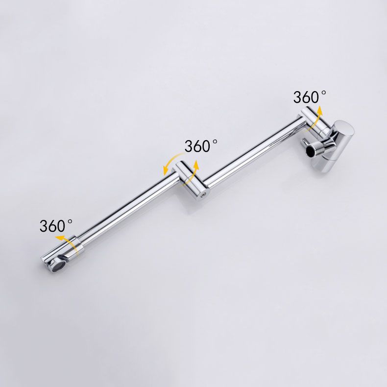 Modern Kitchen Sink Faucet Brass Lever Handles Pot Filler Kitchen Faucet Clearhalo 'Home Improvement' 'home_improvement' 'home_improvement_kitchen_faucets' 'Kitchen Faucets' 'Kitchen Remodel & Kitchen Fixtures' 'Kitchen Sinks & Faucet Components' 'kitchen_faucets' 1200x1200_24d510a3-05a5-4197-91f4-8b92c6f53b65