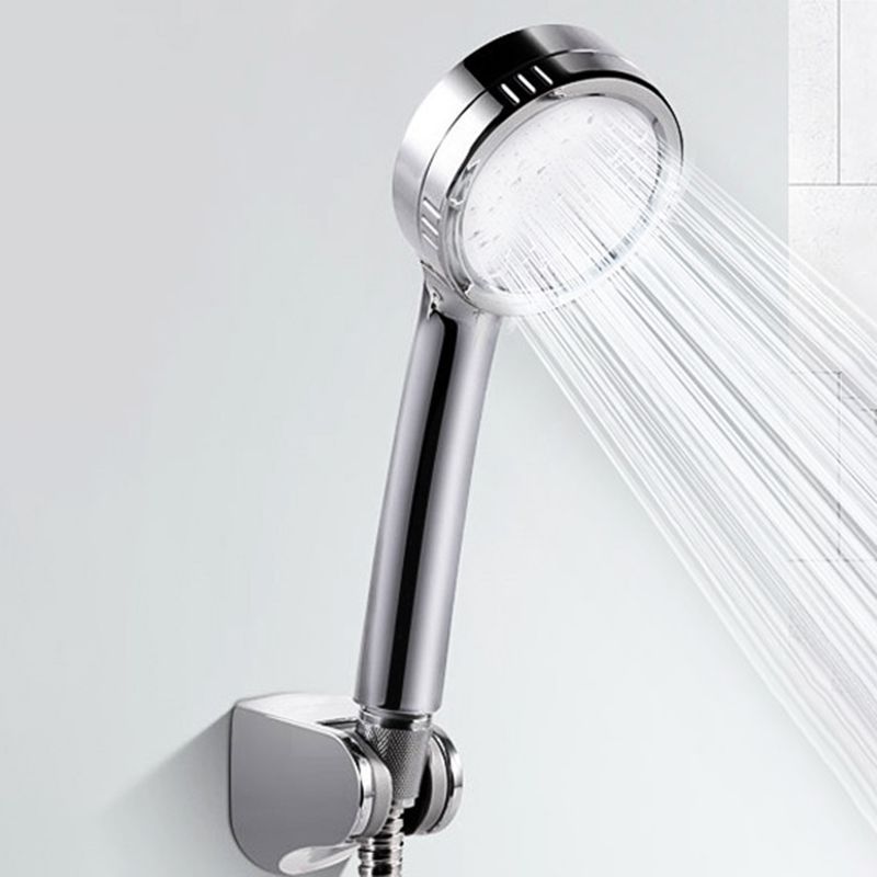 Modern Style Round Handheld Shower Bathroom Metal Wall Mounted Hand Shower Clearhalo 'Bathroom Remodel & Bathroom Fixtures' 'Home Improvement' 'home_improvement' 'home_improvement_shower_heads' 'Shower Heads' 'shower_heads' 'Showers & Bathtubs Plumbing' 'Showers & Bathtubs' 1200x1200_24faf416-c848-487e-a090-571cd14ad4ba