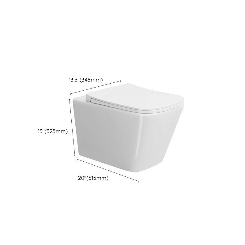 Modern Wall Mount Toilet Bowl One-Piece Urine Toilet for Washroom Clearhalo 'Bathroom Remodel & Bathroom Fixtures' 'Home Improvement' 'home_improvement' 'home_improvement_toilets' 'Toilets & Bidets' 'Toilets' 1200x1200_24fba020-b018-4587-994e-65a7d1e54f33