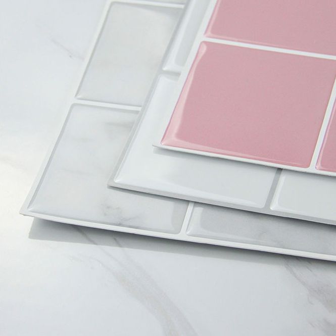 Modern Wallpaper Peel and Stick Backsplash Tile PVC Peel and Stick Tile for Bathroom Clearhalo 'Flooring 'Home Improvement' 'home_improvement' 'home_improvement_peel_stick_blacksplash' 'Peel & Stick Backsplash Tile' 'peel_stick_blacksplash' 'Walls & Ceilings' Walls and Ceiling' 1200x1200_2518dcb4-068f-470a-ac2c-84ff91ca419d