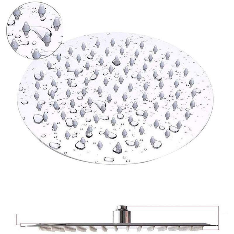 Stainless Steel 8 Inch Shower Set 5 Sprays Hand-Held Shower Head Shower Arm Clearhalo 'Bathroom Remodel & Bathroom Fixtures' 'Home Improvement' 'home_improvement' 'home_improvement_shower_heads' 'Shower Heads' 'shower_heads' 'Showers & Bathtubs Plumbing' 'Showers & Bathtubs' 1200x1200_251d20fc-ea61-4d6c-a96a-acaf71da6cf6