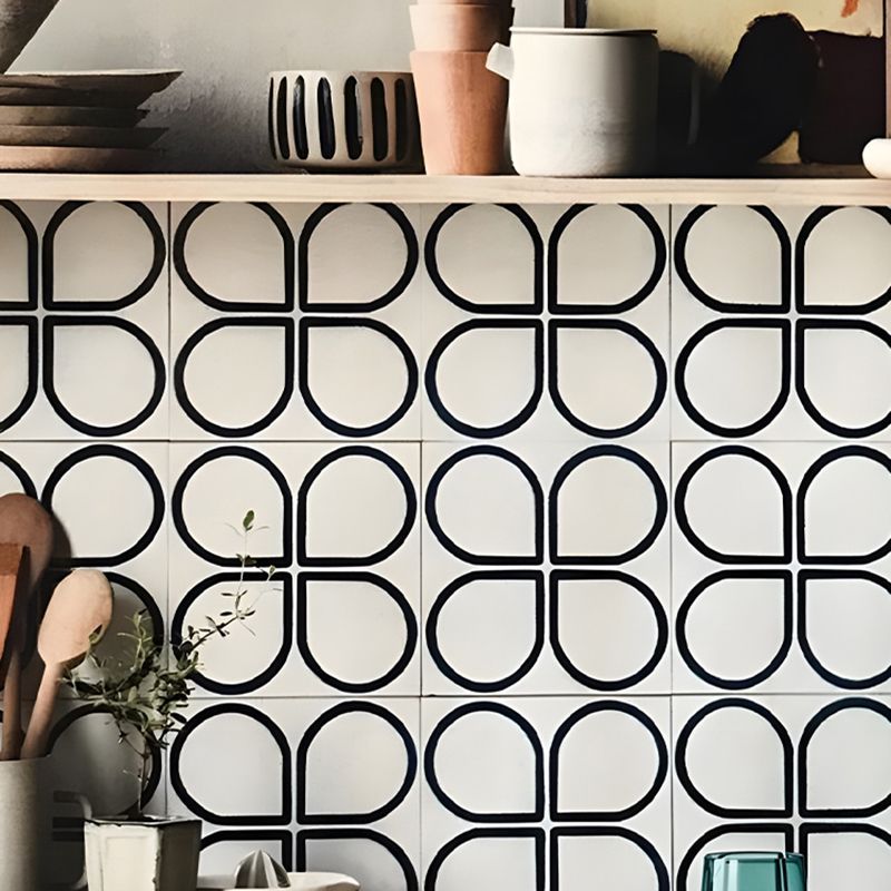 Pattern Printing Peel & Stick Tile Square Water Resistant Single Tile Clearhalo 'Flooring 'Home Improvement' 'home_improvement' 'home_improvement_peel_stick_blacksplash' 'Peel & Stick Backsplash Tile' 'peel_stick_blacksplash' 'Walls & Ceilings' Walls and Ceiling' 1200x1200_25265e70-a36b-42f9-8c01-fd900e5c00a9