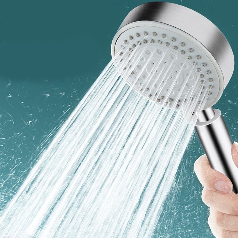 Stainless Steel Round Hand Shower Adjustable Spray Pattern Showerhead Clearhalo 'Bathroom Remodel & Bathroom Fixtures' 'Home Improvement' 'home_improvement' 'home_improvement_shower_heads' 'Shower Heads' 'shower_heads' 'Showers & Bathtubs Plumbing' 'Showers & Bathtubs' 1200x1200_252b646f-f917-471b-a476-ad3b0e109cf7