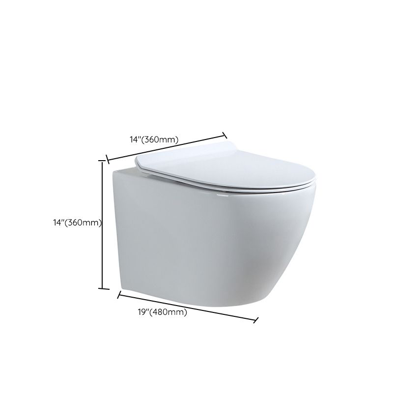 Contemporary Wall Mount Toilet Bowl White Seat Included Urine Toilet for Bathroom Clearhalo 'Bathroom Remodel & Bathroom Fixtures' 'Home Improvement' 'home_improvement' 'home_improvement_toilets' 'Toilets & Bidets' 'Toilets' 1200x1200_253012c3-148d-4584-bb25-043c80186f1b