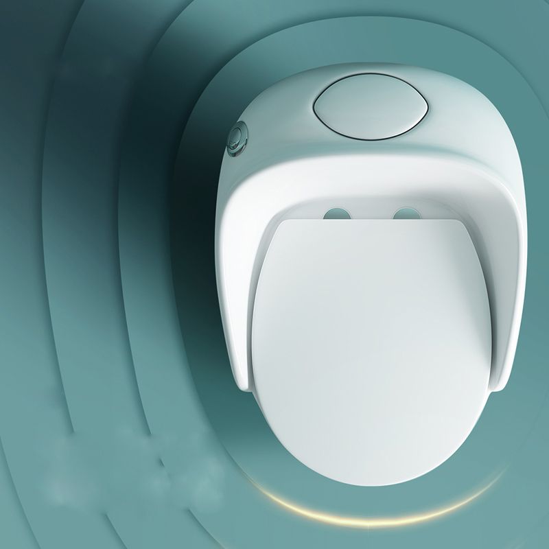 Modern Floor Mount Flush Toilet Ceramic Siphon Jet Urine Toilet with Seat for Bathroom Clearhalo 'Bathroom Remodel & Bathroom Fixtures' 'Home Improvement' 'home_improvement' 'home_improvement_toilets' 'Toilets & Bidets' 'Toilets' 1200x1200_2551e9f3-f59a-4fde-abcb-75d57e42f572