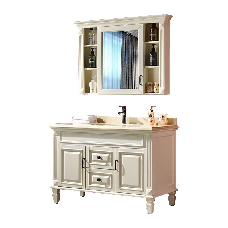 Traditional Freestanding Bathroom Vanity Solid Wood Bathroom Vanity Set for Bathroom Clearhalo 'Bathroom Remodel & Bathroom Fixtures' 'Bathroom Vanities' 'bathroom_vanities' 'Home Improvement' 'home_improvement' 'home_improvement_bathroom_vanities' 1200x1200_2560fdcf-e3d7-482f-84c9-c0547b0d3887