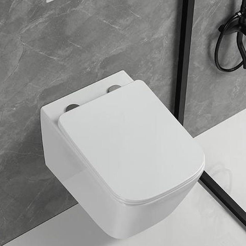 Wall Mount Flush Toilet One-Piece Toilet Contemporary Porcelain Toilet Clearhalo 'Bathroom Remodel & Bathroom Fixtures' 'Home Improvement' 'home_improvement' 'home_improvement_toilets' 'Toilets & Bidets' 'Toilets' 1200x1200_256db91f-c1d7-47bc-9977-1a7896225639