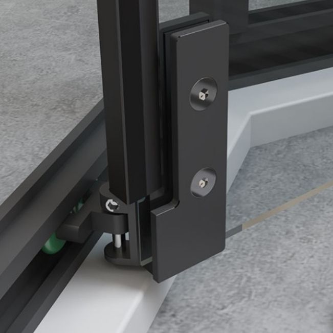 Framed Single Sliding Corner Shower Enclosure with Single Door Handles Clearhalo 'Bathroom Remodel & Bathroom Fixtures' 'Home Improvement' 'home_improvement' 'home_improvement_shower_stalls_enclosures' 'Shower Stalls & Enclosures' 'shower_stalls_enclosures' 'Showers & Bathtubs' 1200x1200_256dcadc-b4f1-42ea-b474-ae7f1717d1d7