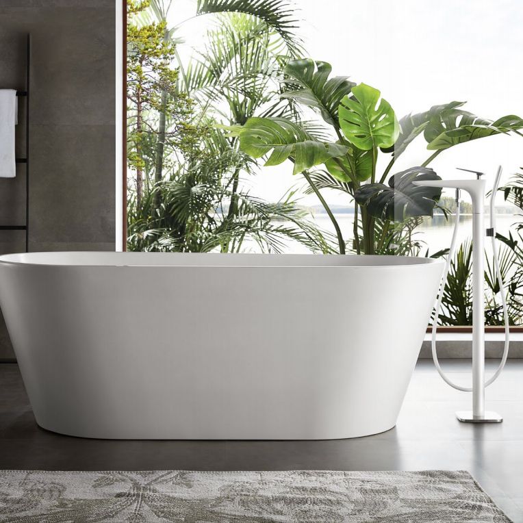 Modern Free Standing Tub Filler Faucet Copper with Hand Shower Freestanding Faucet Clearhalo 'Bathroom Remodel & Bathroom Fixtures' 'Bathtub Faucets' 'bathtub_faucets' 'Home Improvement' 'home_improvement' 'home_improvement_bathtub_faucets' 1200x1200_25794b54-01b5-4e40-9492-7b4d4518f63b