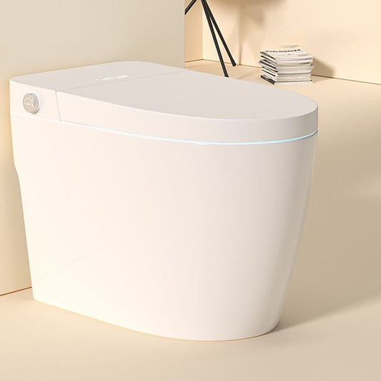 White Elongated Floor Standing Bidet Home Deodorizing Ceramic Smart Toilet Clearhalo 'Bathroom Remodel & Bathroom Fixtures' 'Bidets' 'Home Improvement' 'home_improvement' 'home_improvement_bidets' 'Toilets & Bidets' 1200x1200_2597f37b-9818-4422-9e68-587be3569abf