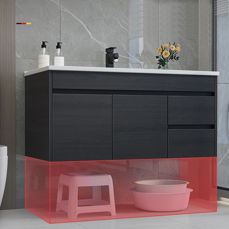 Wall Mount Bathroom Vanity Set Modern Single-Sink Bathroom Sink Vanity Clearhalo 'Bathroom Remodel & Bathroom Fixtures' 'Bathroom Vanities' 'bathroom_vanities' 'Home Improvement' 'home_improvement' 'home_improvement_bathroom_vanities' 1200x1200_259ba331-691a-44fa-8f20-64f8dbecd33c