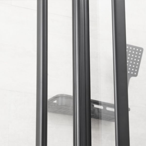 Double Sliding Corner Shower Enclosure Framed Tempered Glass Shower Enclosure Clearhalo 'Bathroom Remodel & Bathroom Fixtures' 'Home Improvement' 'home_improvement' 'home_improvement_shower_stalls_enclosures' 'Shower Stalls & Enclosures' 'shower_stalls_enclosures' 'Showers & Bathtubs' 1200x1200_25a6b86b-a0e3-4b7d-b586-e91f4e968a75