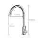 Stainless Steel Kitchen Faucet Single Handle Gooseneck Faucet Clearhalo 'Home Improvement' 'home_improvement' 'home_improvement_kitchen_faucets' 'Kitchen Faucets' 'Kitchen Remodel & Kitchen Fixtures' 'Kitchen Sinks & Faucet Components' 'kitchen_faucets' 1200x1200_25ae32d8-a8a0-4aa2-a958-26ef1a1cd6ff