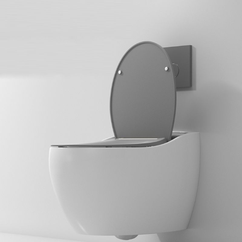 Contemporary Wall Hung Toilet Bowl Slow Close Seat Included Urine Toilet for Washroom Clearhalo 'Bathroom Remodel & Bathroom Fixtures' 'Home Improvement' 'home_improvement' 'home_improvement_toilets' 'Toilets & Bidets' 'Toilets' 1200x1200_25cc7e29-6d9d-411f-b7c7-e53b428e13b5