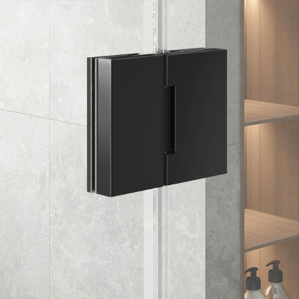 One-shaped Simple Frameless Flat-opening Tempered Glass Shower Door Clearhalo 'Bathroom Remodel & Bathroom Fixtures' 'Home Improvement' 'home_improvement' 'home_improvement_shower_tub_doors' 'Shower and Tub Doors' 'shower_tub_doors' 'Showers & Bathtubs' 1200x1200_2607754a-4962-46ca-9d75-040a934ef95a