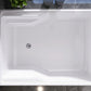 Modern Style Acrylic Soaking Bathtub Rectangle Back to Wall Bathtub Clearhalo 'Bathroom Remodel & Bathroom Fixtures' 'Bathtubs' 'Home Improvement' 'home_improvement' 'home_improvement_bathtubs' 'Showers & Bathtubs' 1200x1200_260c74cc-634e-4b3d-8758-6d86e27e0a84