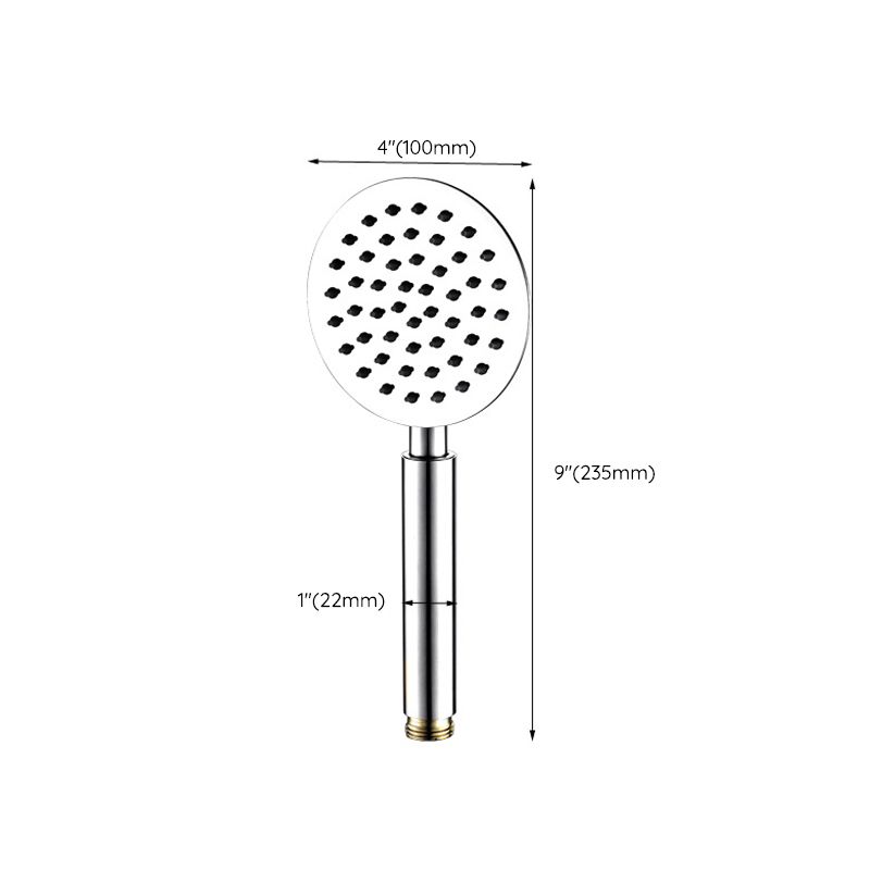 Round Shower Head Stainless Steel 3 Sprays Wall-Mounted Handheld Shower Head Clearhalo 'Bathroom Remodel & Bathroom Fixtures' 'Home Improvement' 'home_improvement' 'home_improvement_shower_heads' 'Shower Heads' 'shower_heads' 'Showers & Bathtubs Plumbing' 'Showers & Bathtubs' 1200x1200_2612d898-9805-4f7a-a0b5-b36b14071cff