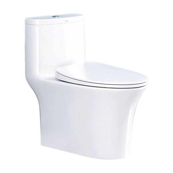 Traditional Porcelain Toilet One Piece Floor Mounted Siphon Jet Toilet Clearhalo 'Bathroom Remodel & Bathroom Fixtures' 'Home Improvement' 'home_improvement' 'home_improvement_toilets' 'Toilets & Bidets' 'Toilets' 1200x1200_262e945e-80a7-4336-a92d-d7b6049fef57