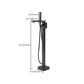 Modern Style Freestanding Bathtub Faucet Brass Floor Mounted Freestanding Faucet Clearhalo 'Bathroom Remodel & Bathroom Fixtures' 'Bathtub Faucets' 'bathtub_faucets' 'Home Improvement' 'home_improvement' 'home_improvement_bathtub_faucets' 1200x1200_26359153-76ce-44f7-9b07-69d014ee7a57