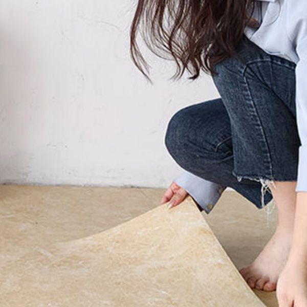 Modern Indoor Vinyl Flooring Marble Print Square PVC Vinyl Flooring Clearhalo 'Flooring 'Home Improvement' 'home_improvement' 'home_improvement_vinyl_flooring' 'Vinyl Flooring' 'vinyl_flooring' Walls and Ceiling' 1200x1200_2635bac7-9759-44fa-854f-4efc4b922715
