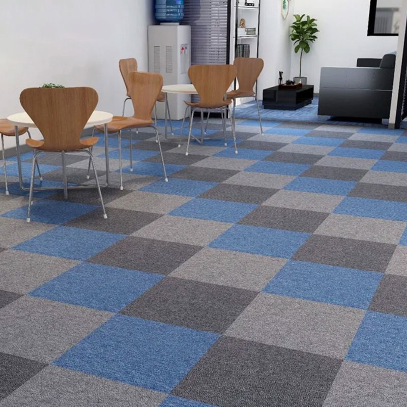 Carpet Tile Color Block Level Loop Non-Skid Carpet Floor Tile Clearhalo 'Carpet Tiles & Carpet Squares' 'carpet_tiles_carpet_squares' 'Flooring 'Home Improvement' 'home_improvement' 'home_improvement_carpet_tiles_carpet_squares' Walls and Ceiling' 1200x1200_266a3c35-c0ef-44f7-8142-22d833d55970