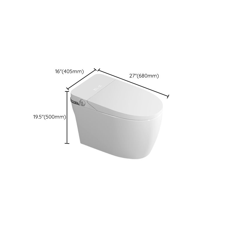 Elongated Floor Standing Bidet in White Smart Bidet with Heated Seat Clearhalo 'Bathroom Remodel & Bathroom Fixtures' 'Bidets' 'Home Improvement' 'home_improvement' 'home_improvement_bidets' 'Toilets & Bidets' 1200x1200_2685bc12-2220-47eb-972f-bc43df2575f4