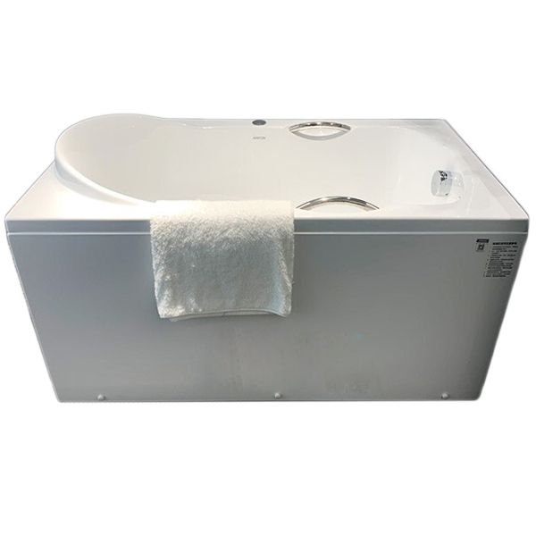 Soaking Bathtub Antique Finish Rectangular Back to Wall Bath Tub with Seat Clearhalo 'Bathroom Remodel & Bathroom Fixtures' 'Bathtubs' 'Home Improvement' 'home_improvement' 'home_improvement_bathtubs' 'Showers & Bathtubs' 1200x1200_269b2fdf-8b6a-400b-b026-c7580275d0bf