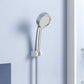 Modern Style Round Handheld Shower Bathroom Metal Wall Mounted Hand Shower Clearhalo 'Bathroom Remodel & Bathroom Fixtures' 'Home Improvement' 'home_improvement' 'home_improvement_shower_heads' 'Shower Heads' 'shower_heads' 'Showers & Bathtubs Plumbing' 'Showers & Bathtubs' 1200x1200_26cda99a-79fd-4915-bb56-698448c13783