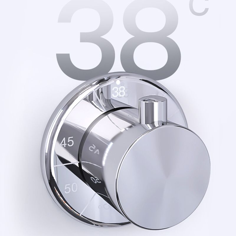 Shower Set White Shower Screen Intelligent Constant Temperature Bathroom Shower Head Clearhalo 'Bathroom Remodel & Bathroom Fixtures' 'Home Improvement' 'home_improvement' 'home_improvement_shower_faucets' 'Shower Faucets & Systems' 'shower_faucets' 'Showers & Bathtubs Plumbing' 'Showers & Bathtubs' 1200x1200_26e175e7-f8fc-4bfb-b657-c877ff76cc39