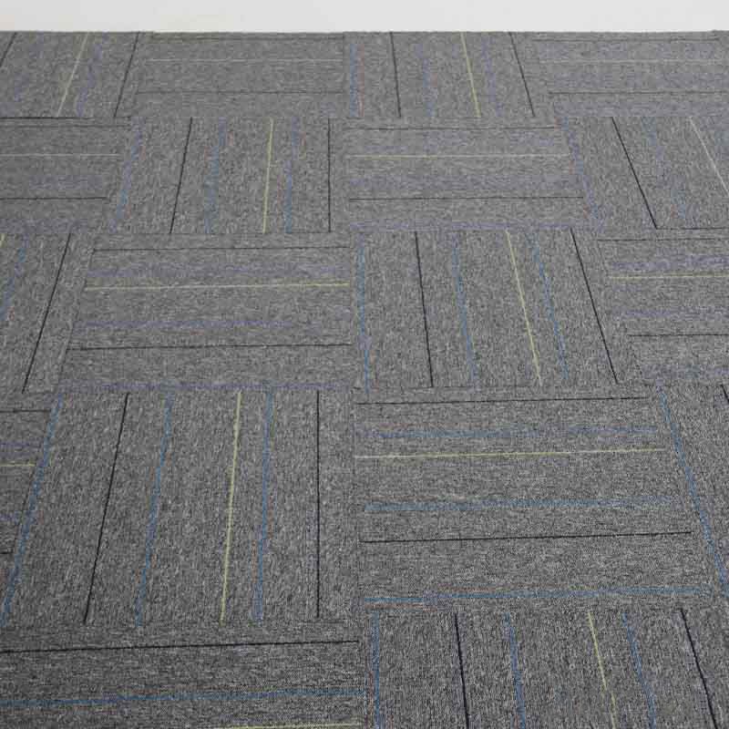 Carpet Tile Non-Skid Fade Resistant Geometry Loose Lay Carpet Tiles Living Room Clearhalo 'Carpet Tiles & Carpet Squares' 'carpet_tiles_carpet_squares' 'Flooring 'Home Improvement' 'home_improvement' 'home_improvement_carpet_tiles_carpet_squares' Walls and Ceiling' 1200x1200_26f9acd7-7632-427e-9bb4-d1c58b982a1c