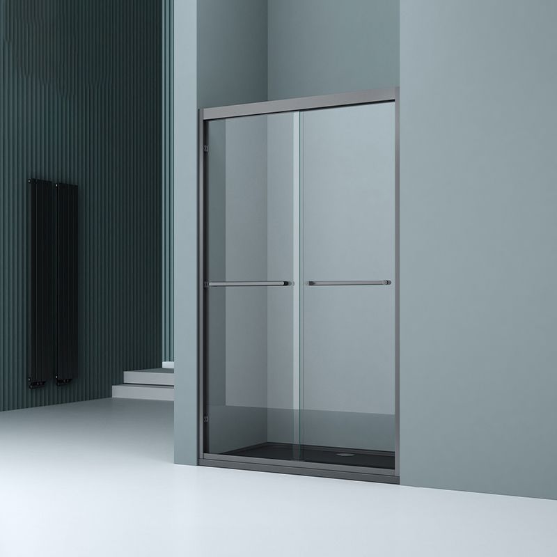 Transparent Double Shower Bath Door Metal Framed Glass Shower Door Clearhalo 'Bathroom Remodel & Bathroom Fixtures' 'Home Improvement' 'home_improvement' 'home_improvement_shower_tub_doors' 'Shower and Tub Doors' 'shower_tub_doors' 'Showers & Bathtubs' 1200x1200_2748269e-654a-4207-b65c-c6034030c3e4