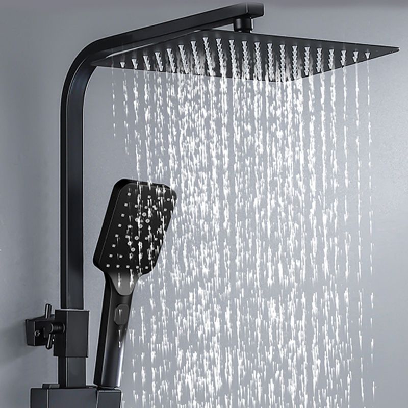 Modern Shower System Slide Bar Handheld Shower Head Wall Mounted Shower Set Clearhalo 'Bathroom Remodel & Bathroom Fixtures' 'Home Improvement' 'home_improvement' 'home_improvement_shower_faucets' 'Shower Faucets & Systems' 'shower_faucets' 'Showers & Bathtubs Plumbing' 'Showers & Bathtubs' 1200x1200_274bbaf1-c7db-4526-aa36-6fc0ae5f0450