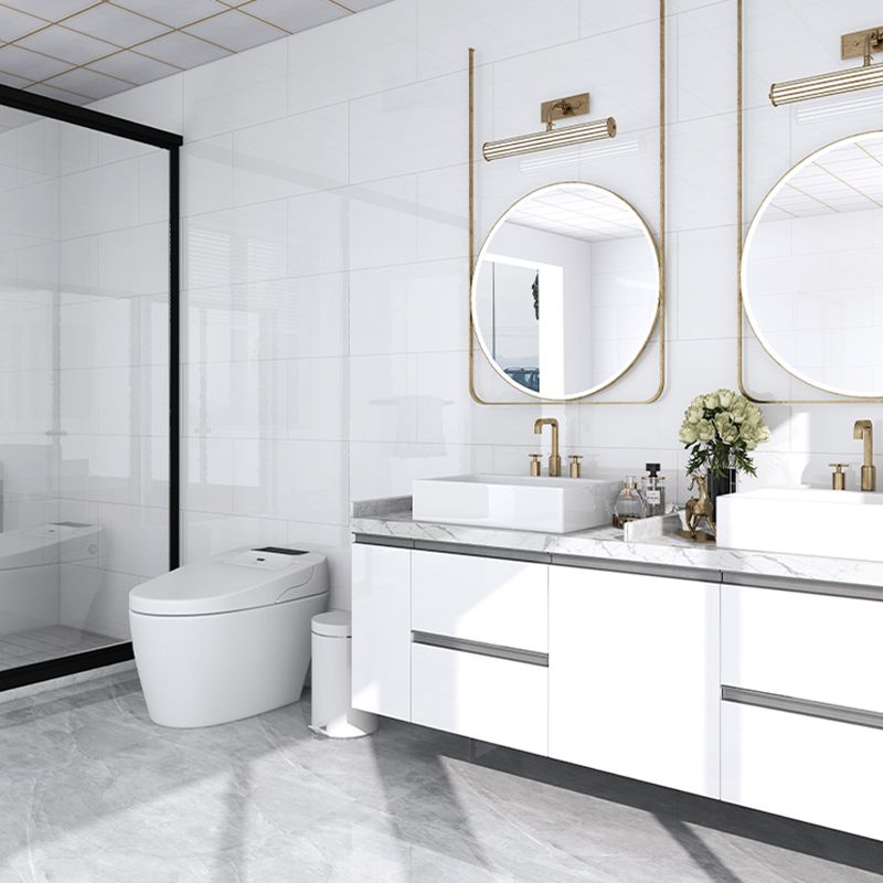 Single Tile Peel and Stick Backsplash Modern Style Bathroom Peel and Stick Backsplash Clearhalo 'Flooring 'Home Improvement' 'home_improvement' 'home_improvement_peel_stick_blacksplash' 'Peel & Stick Backsplash Tile' 'peel_stick_blacksplash' 'Walls & Ceilings' Walls and Ceiling' 1200x1200_274d10cd-7d19-4874-8432-fafe88709e0e