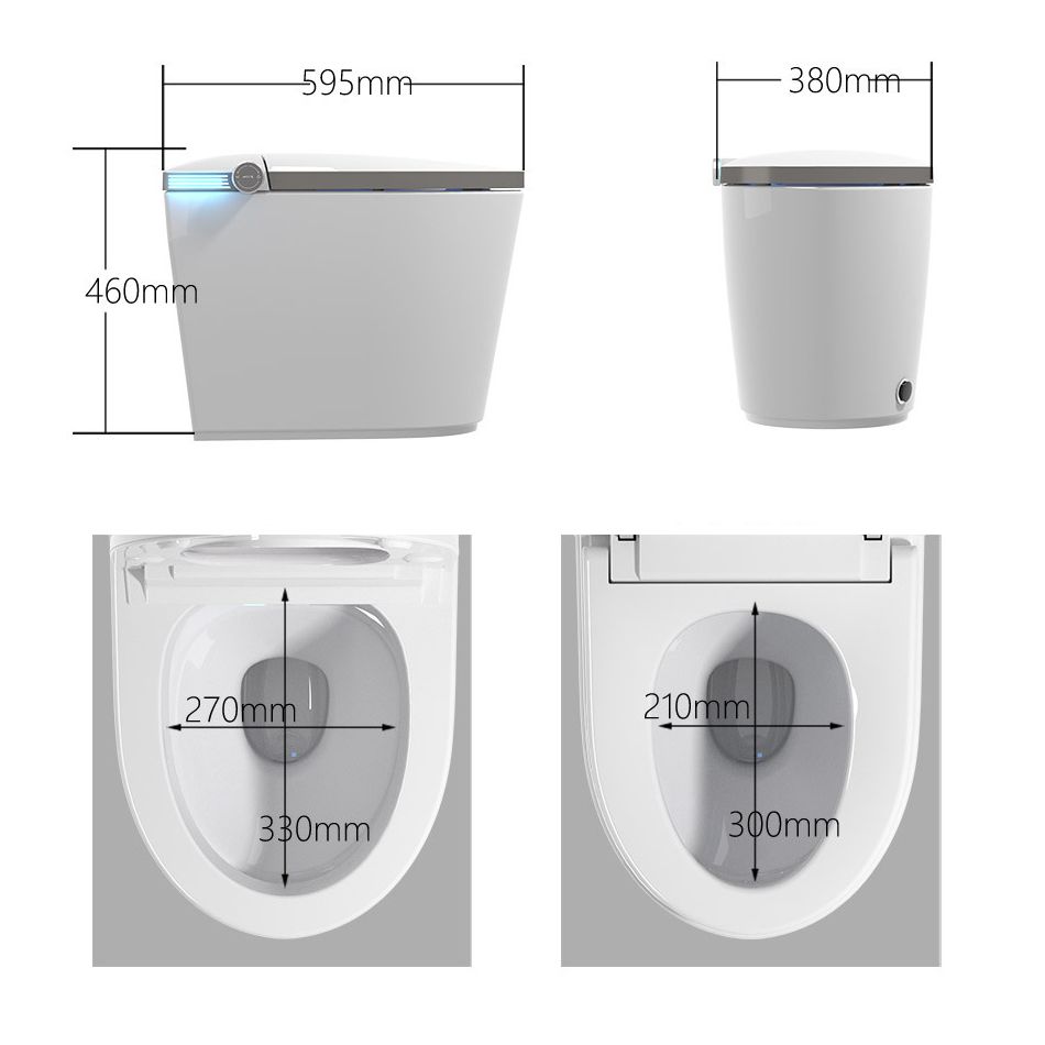 Modern All-In-One Toilet Bowl Siphon Jet Toilet with Soft-Close Seat for Bathroom Clearhalo 'Bathroom Remodel & Bathroom Fixtures' 'Home Improvement' 'home_improvement' 'home_improvement_toilets' 'Toilets & Bidets' 'Toilets' 1200x1200_27604674-eb30-4878-a2bf-5a3f75f7c7f5