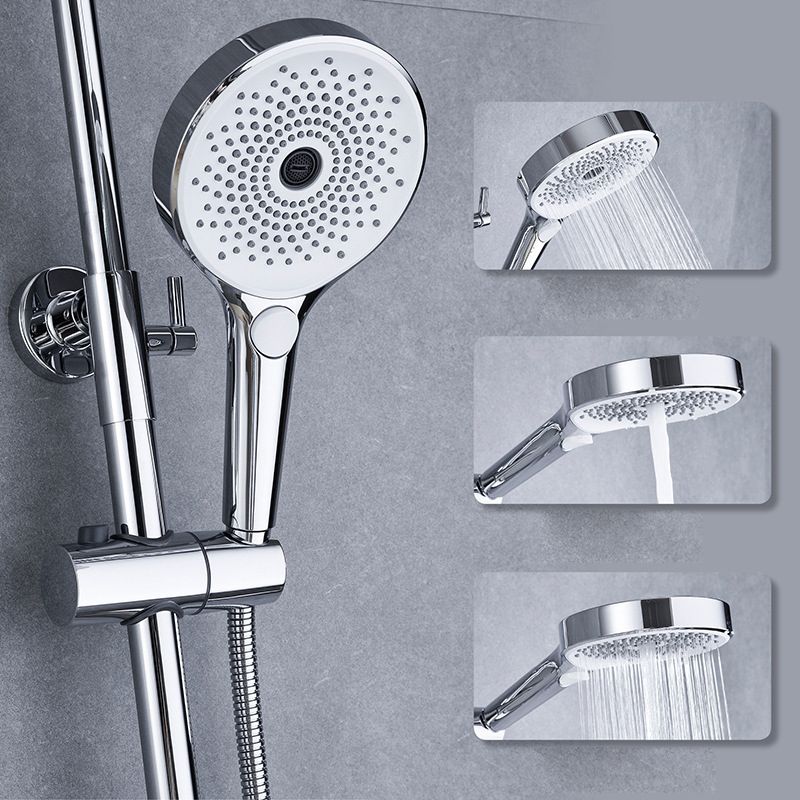 Wall Mounted Shower System Modern Handheld Shower Head Raining Jet Shower System Clearhalo 'Bathroom Remodel & Bathroom Fixtures' 'Home Improvement' 'home_improvement' 'home_improvement_shower_faucets' 'Shower Faucets & Systems' 'shower_faucets' 'Showers & Bathtubs Plumbing' 'Showers & Bathtubs' 1200x1200_277c996a-62d1-407e-91e8-8ad3c3103fd3