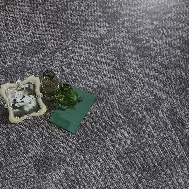 Grey Tone Plastic Floor Fabric Look Square Edge Water Resistant Floor Tile Clearhalo 'Flooring 'Home Improvement' 'home_improvement' 'home_improvement_vinyl_flooring' 'Vinyl Flooring' 'vinyl_flooring' Walls and Ceiling' 1200x1200_278ca01f-9976-47d8-a233-1643ad0ea694