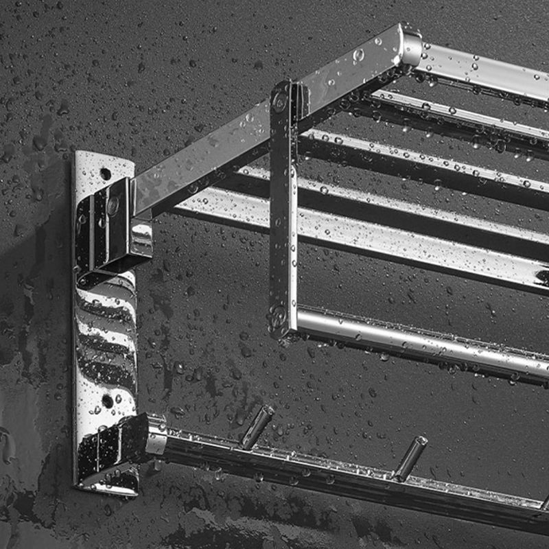 Modern Bathroom Set Stainless Steel Bath Shelf Paper Holder Bathroom Accessory Kit Clearhalo 'Bathroom Hardware Sets' 'Bathroom Hardware' 'Bathroom Remodel & Bathroom Fixtures' 'bathroom_hardware_sets' 'Home Improvement' 'home_improvement' 'home_improvement_bathroom_hardware_sets' 1200x1200_27962de5-802e-4164-aa23-c7c2e1b802a3