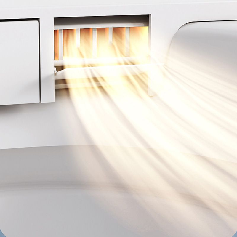 Contemporary Floor Standing Bidet in White Vitreous China Bidets Clearhalo 'Bathroom Remodel & Bathroom Fixtures' 'Bidets' 'Home Improvement' 'home_improvement' 'home_improvement_bidets' 'Toilets & Bidets' 1200x1200_27a2e1c7-61fa-4ead-9194-1c5c67b73b0d