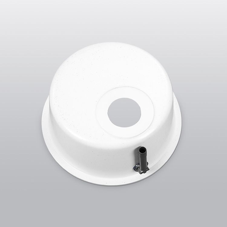 Round Quartz Kitchen Sink Single Bowl Kitchen Sink with Basket Strainer Clearhalo 'Home Improvement' 'home_improvement' 'home_improvement_kitchen_sinks' 'Kitchen Remodel & Kitchen Fixtures' 'Kitchen Sinks & Faucet Components' 'Kitchen Sinks' 'kitchen_sinks' 1200x1200_27a4a186-7b9d-4032-8e07-4c6c1c37e73a