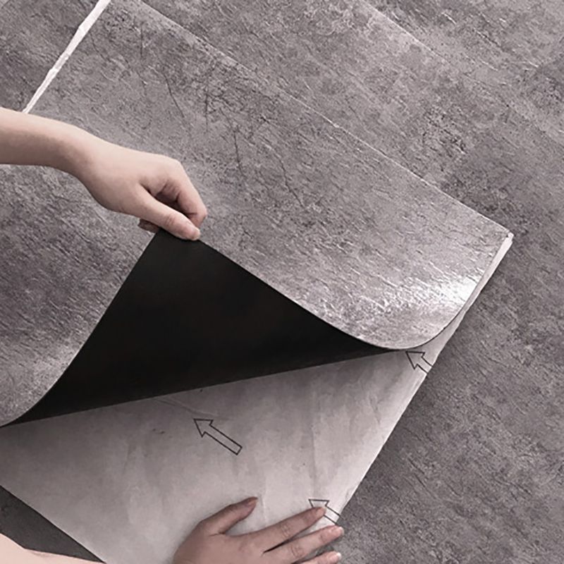 Modern Water Resistant Plastic Floor Fabric Look Square Edge Floor Tiles Clearhalo 'Flooring 'Home Improvement' 'home_improvement' 'home_improvement_vinyl_flooring' 'Vinyl Flooring' 'vinyl_flooring' Walls and Ceiling' 1200x1200_27ce9b38-ba8a-4a5f-856d-7fbf31a820f6