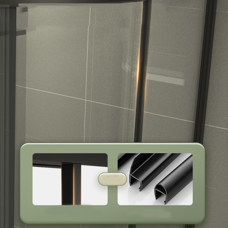 Linear Sliding Shower Enclosure Metal Semi-Frameless Shower Enclosure Clearhalo 'Bathroom Remodel & Bathroom Fixtures' 'Home Improvement' 'home_improvement' 'home_improvement_shower_stalls_enclosures' 'Shower Stalls & Enclosures' 'shower_stalls_enclosures' 'Showers & Bathtubs' 1200x1200_27cfa36c-5ba9-48ee-bcc4-a71e119d5649